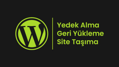 wordpress yedek alma